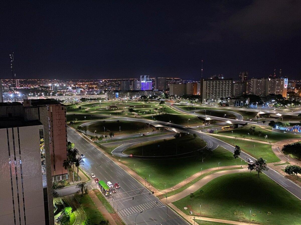 Flat Encantador No 11º Com Vista Pra Torre De Tv Brasilia Exterior photo
