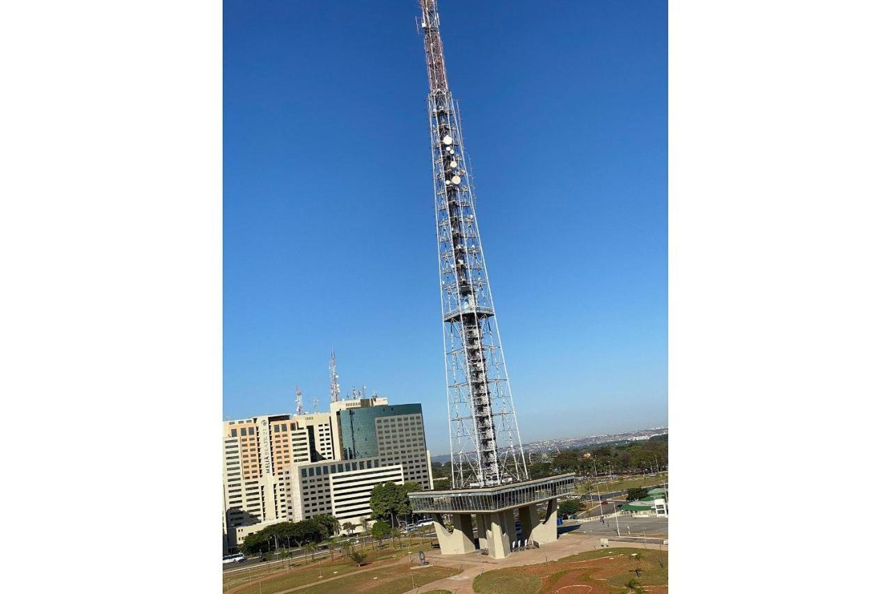 Flat Encantador No 11º Com Vista Pra Torre De Tv Brasilia Exterior photo